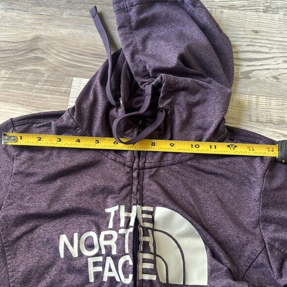 The North Face Fave Purple Full Zipper Women's Hooded Jacket - Picture 9 of 13